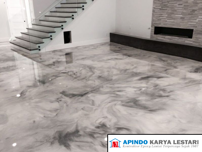 Jasa Pengecatan Epoxy Lantai 3D di Rumah dan Kantor