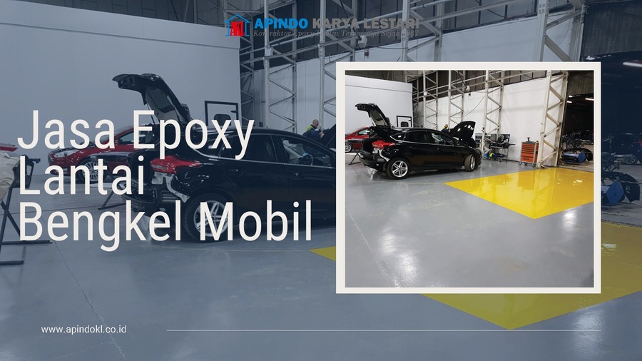 jasa epoxy lantai bengkel mobil