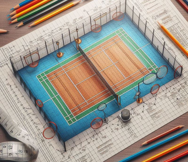 RAB lapangan batminton