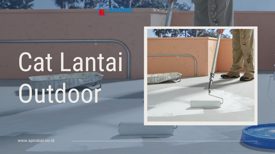 cat lantai outdoor