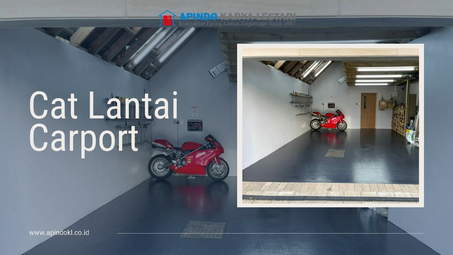 Cat Lantai Carport