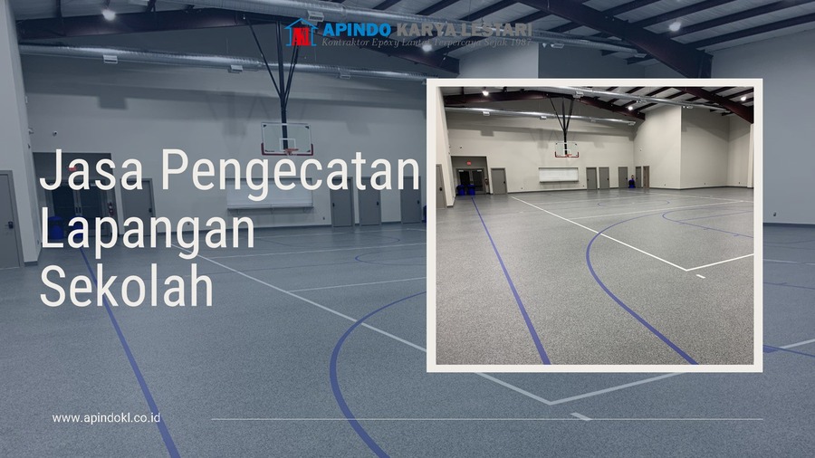 Jasa Pengecatan Lapangan Sekolah
