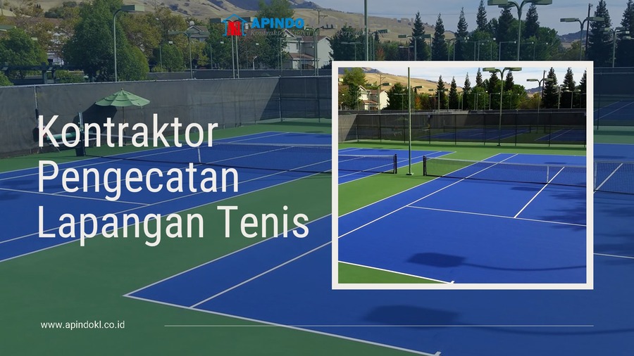 Kontraktor Pengecatan Lapangan Tenis dengan Cat Epoxy
