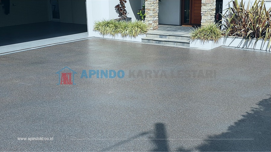 cat lantai beton outdoor
