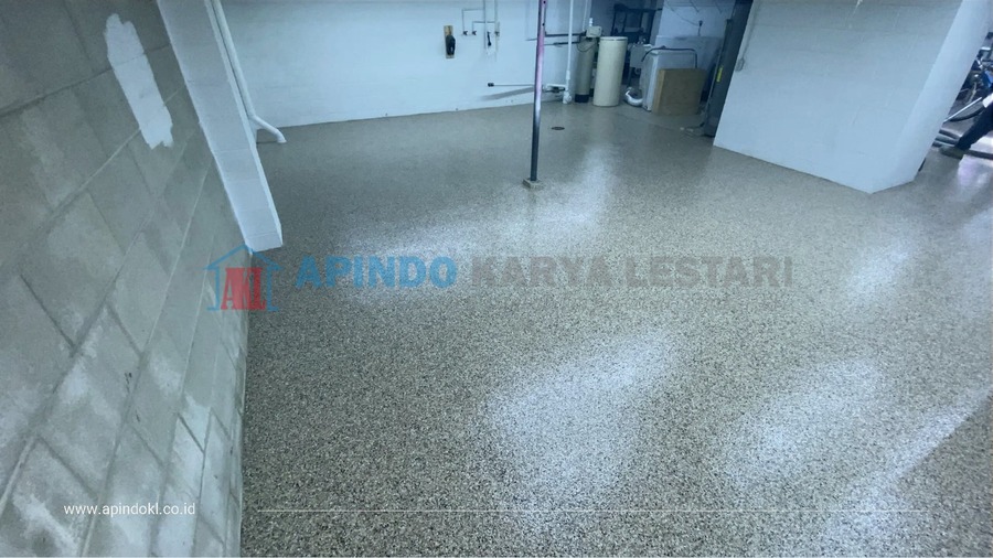 Daya sebar floor hardener