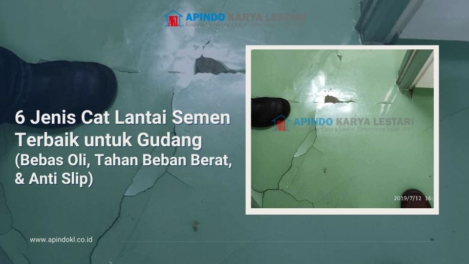 Cat Lantai Semen Mengelupas