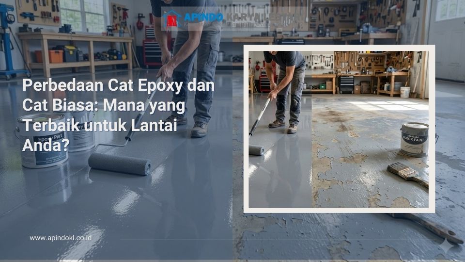 Perbedaan cat epoxy dan cat biasa